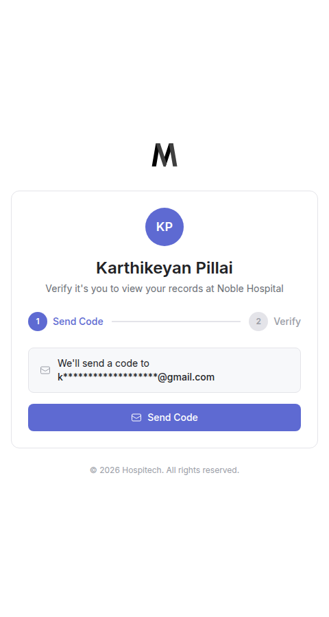 Patient Login